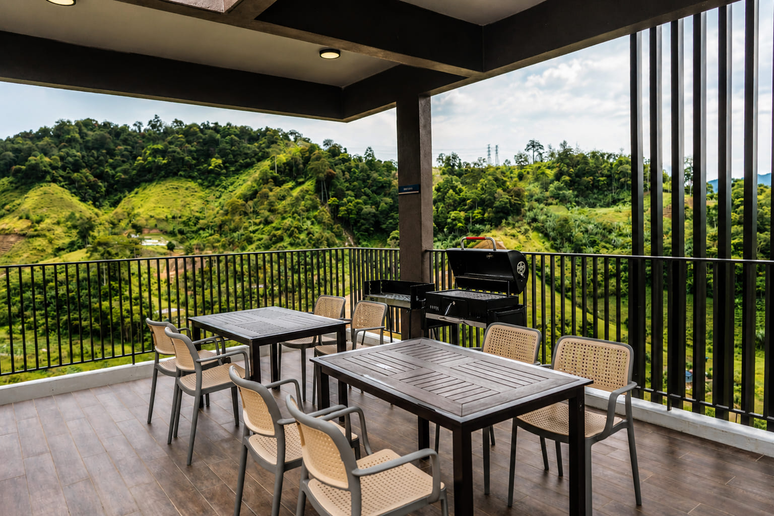 BBQ area