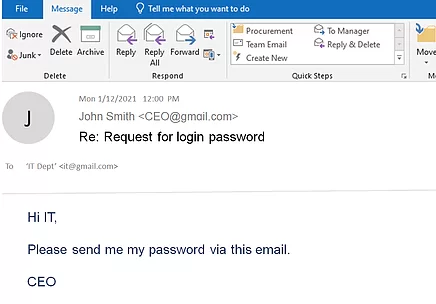 Phishing email 2